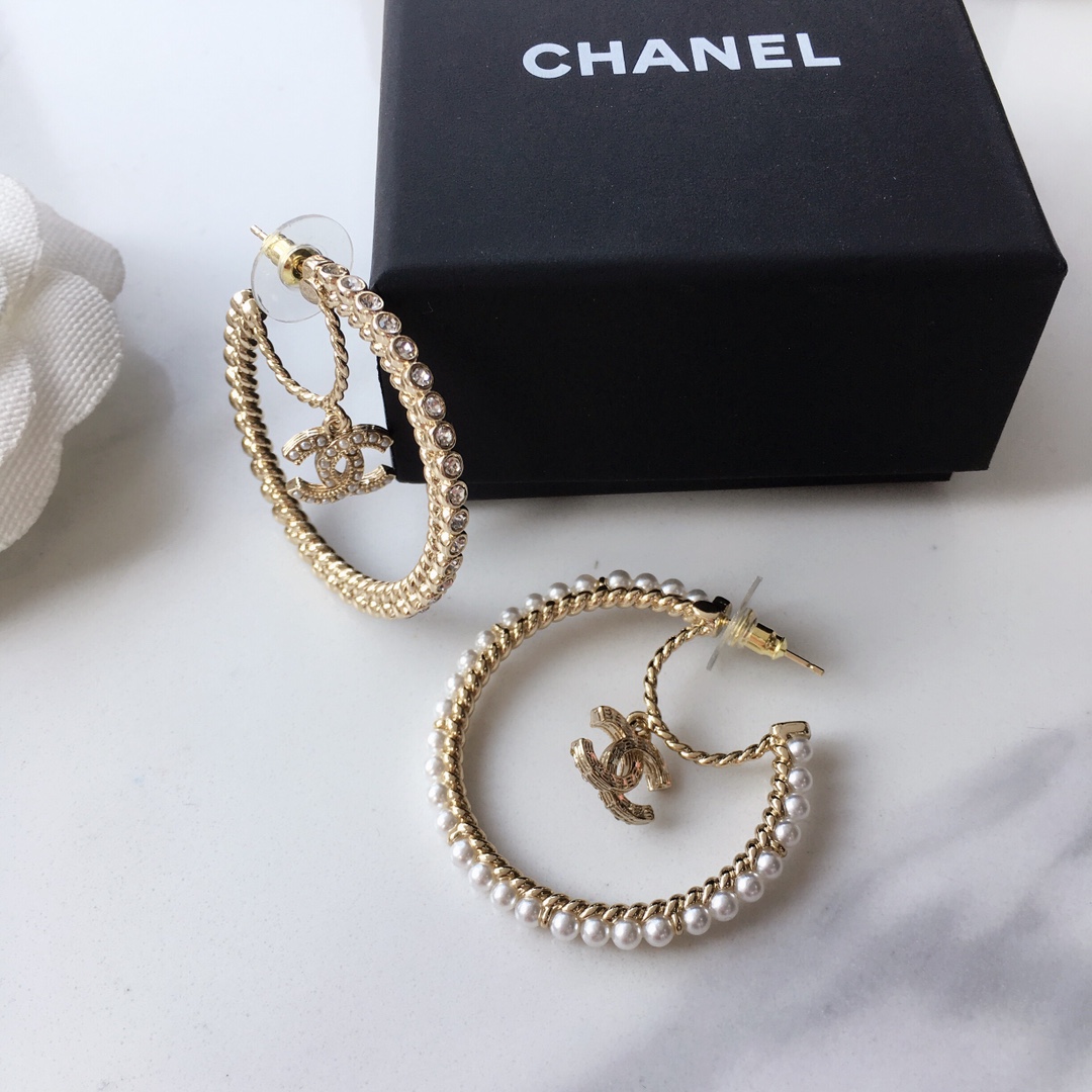 Chanel Earrings Silver
