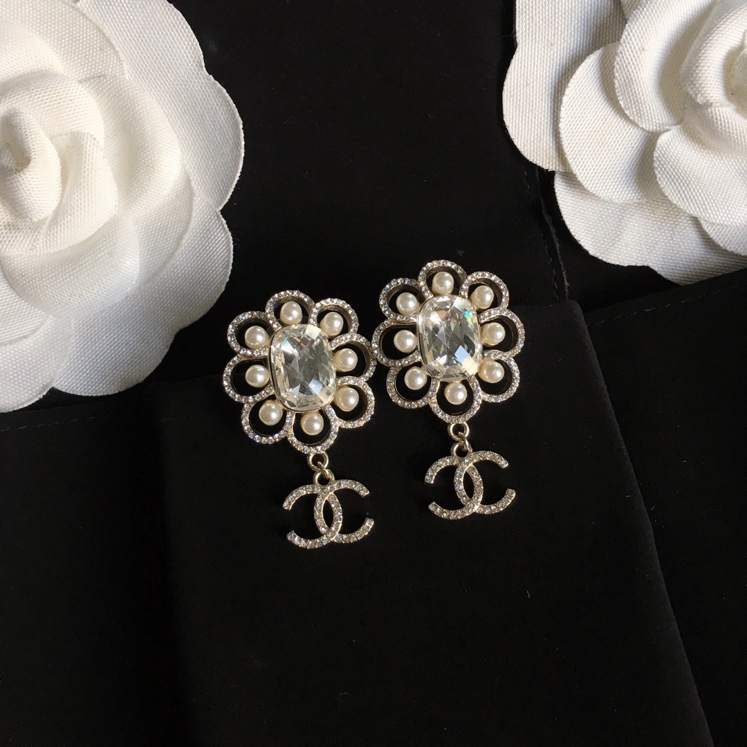 Chanel Earrings Silver