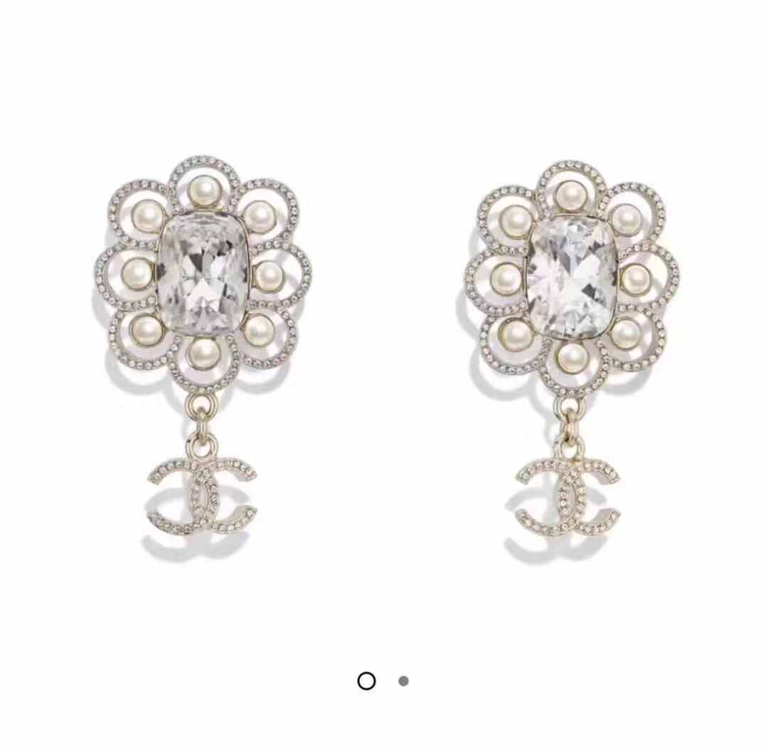 Chanel Earrings Silver