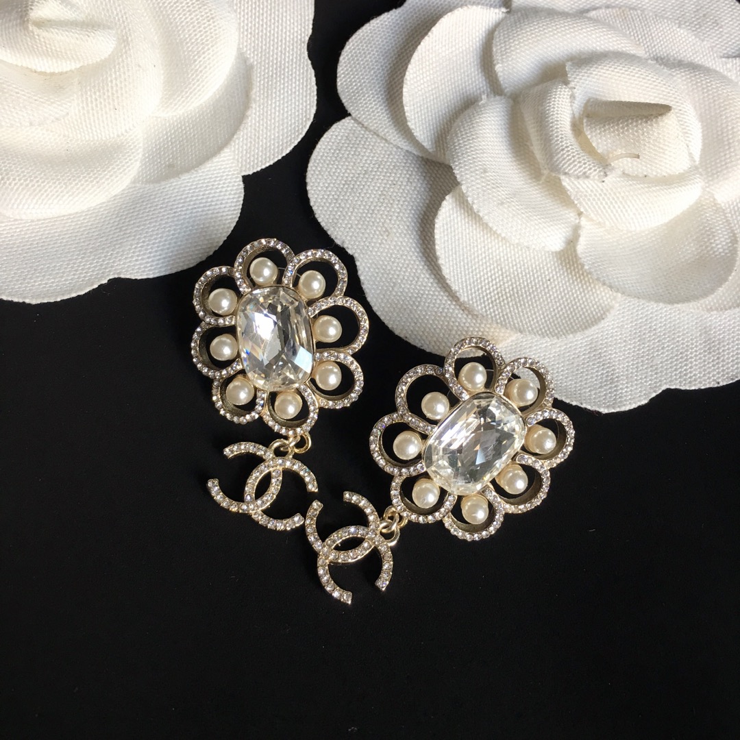 Chanel Earrings Silver