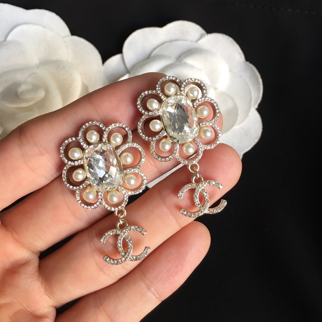 Chanel Earrings Silver