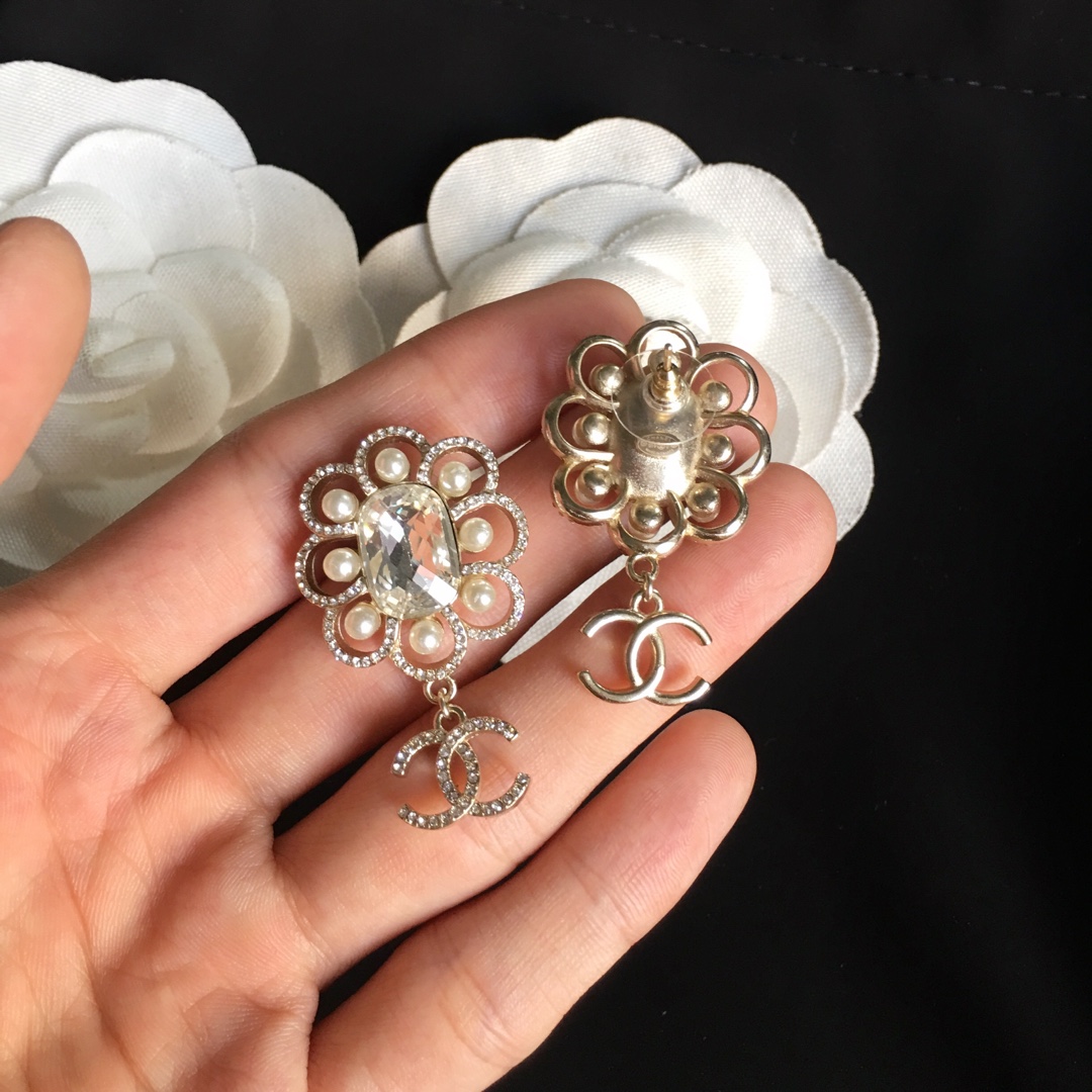 Chanel Earrings Silver