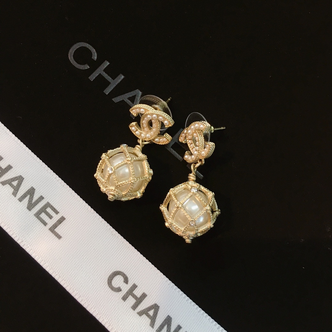 Chanel Earrings Silver