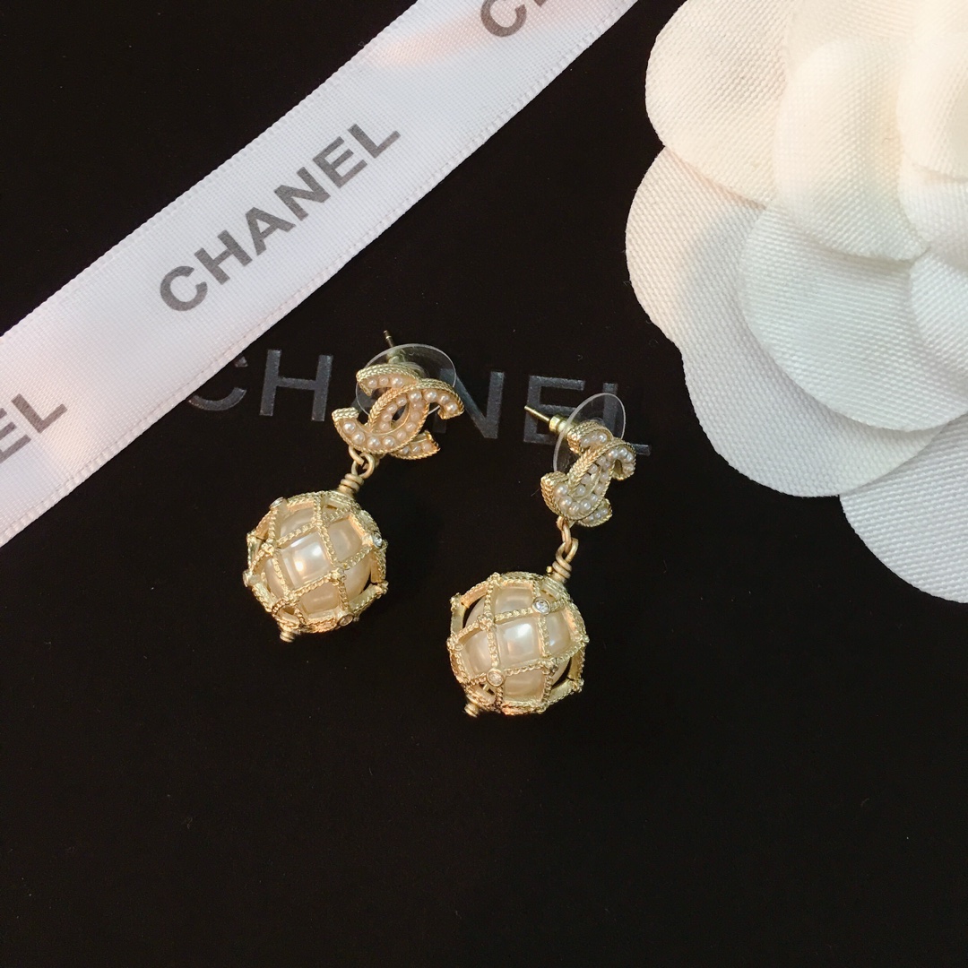 Chanel Earrings Silver