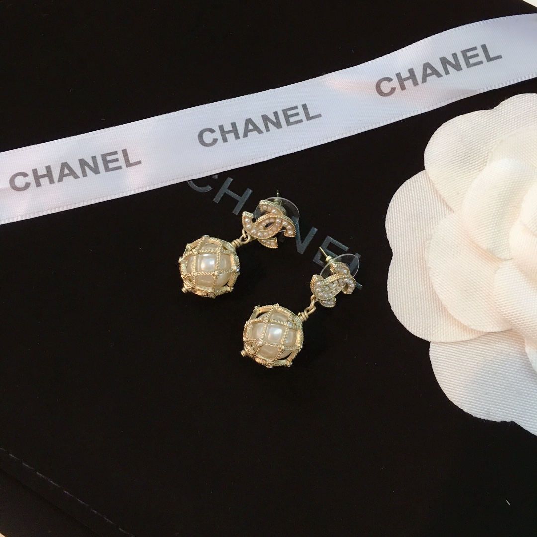 Chanel Earrings Silver