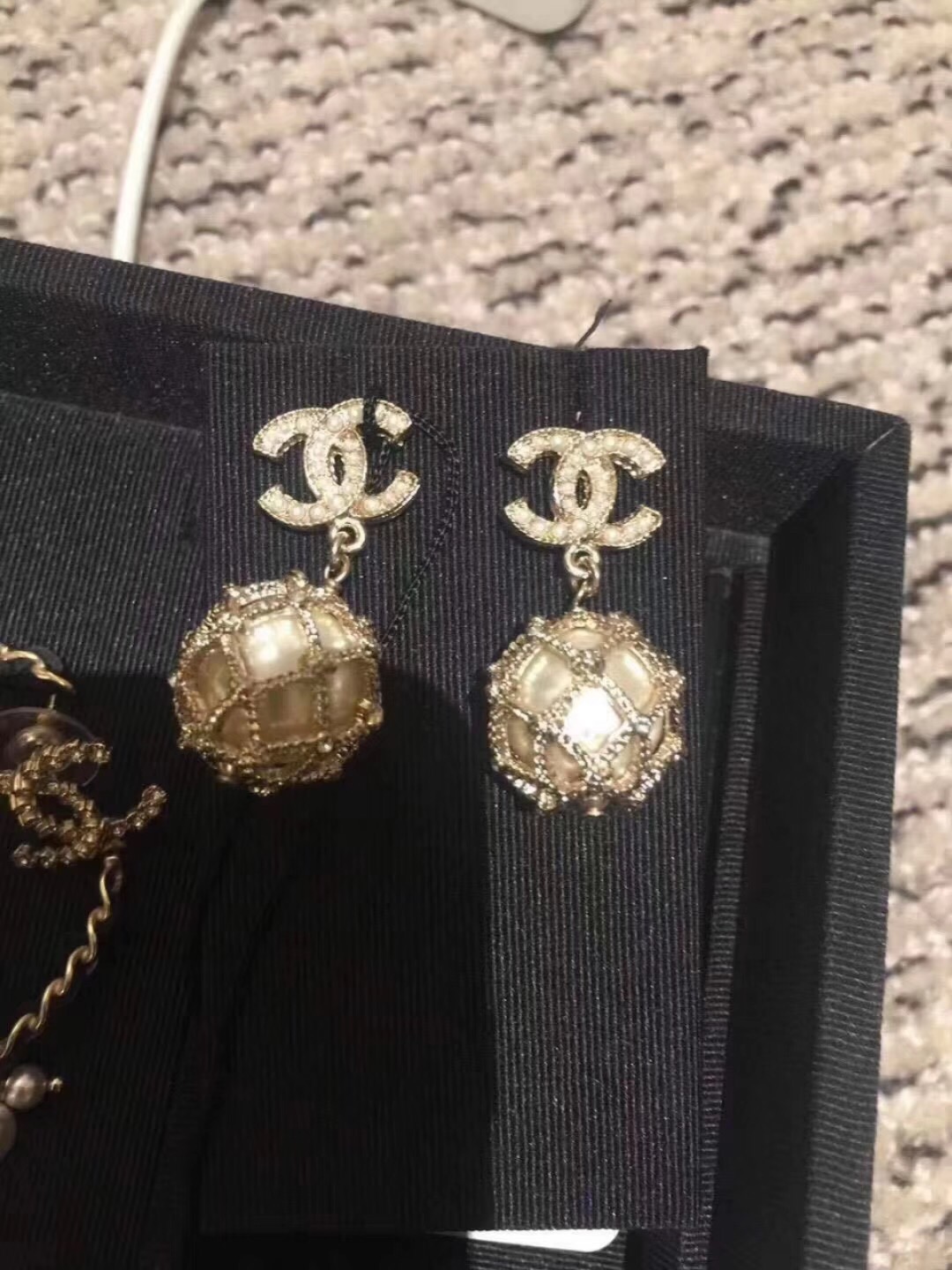 Chanel Earrings Silver
