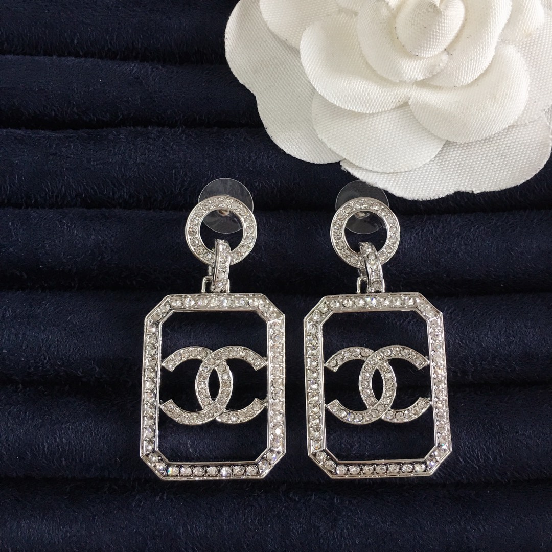 Chanel Earrings Silver