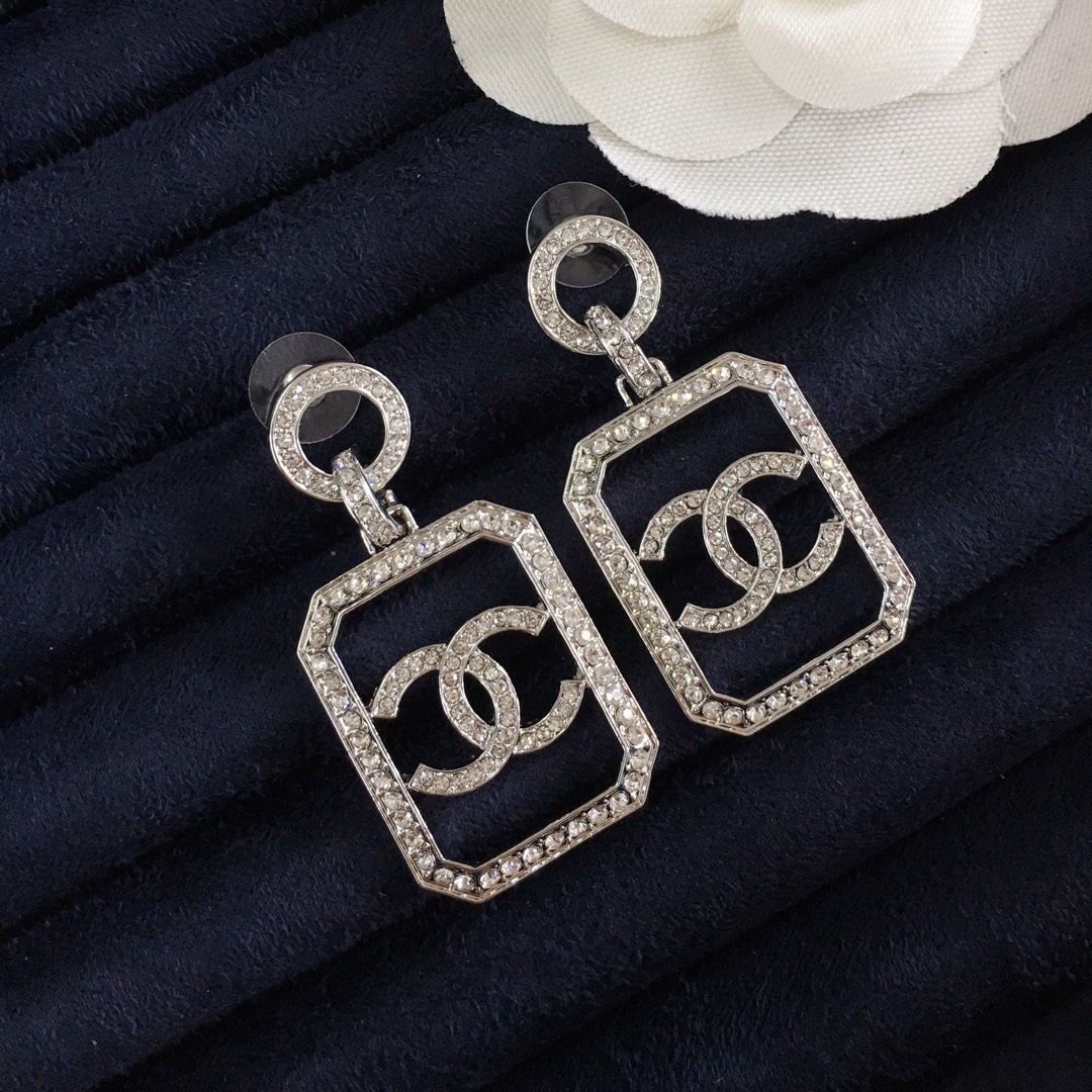 Chanel Earrings Silver