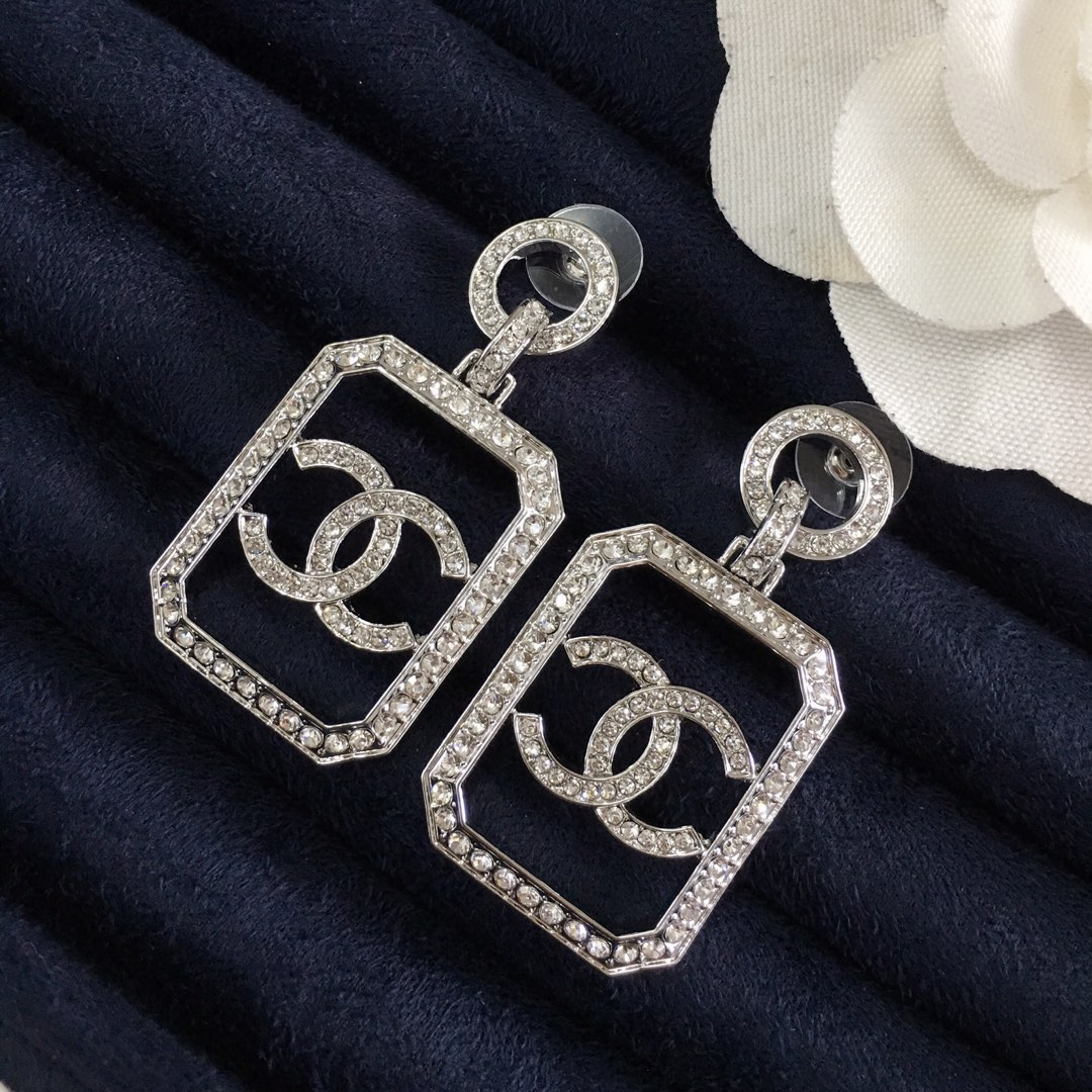 Chanel Earrings Silver