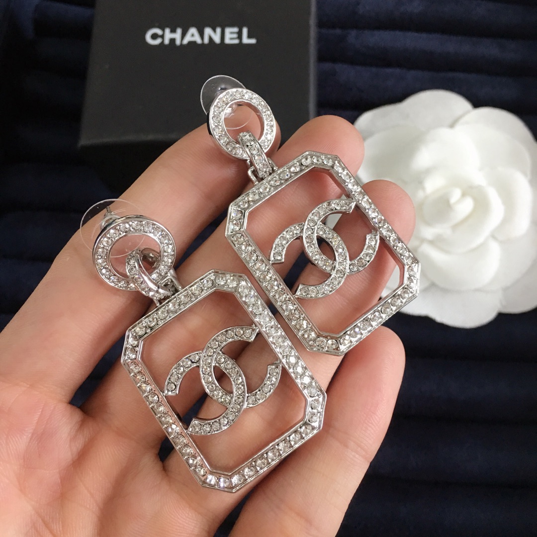 Chanel Earrings Silver