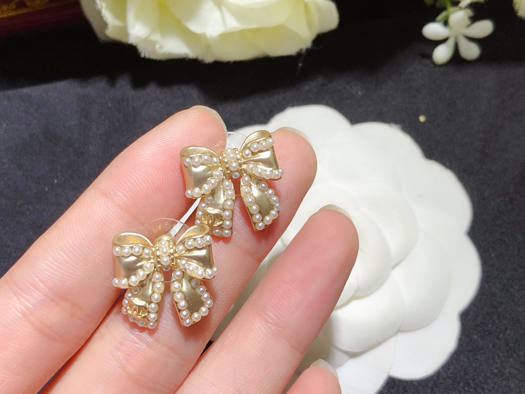 Chanel Earrings Silver