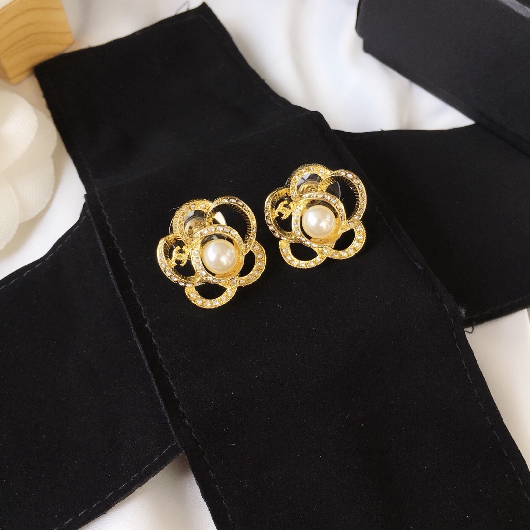 Chanel Earrings Silver