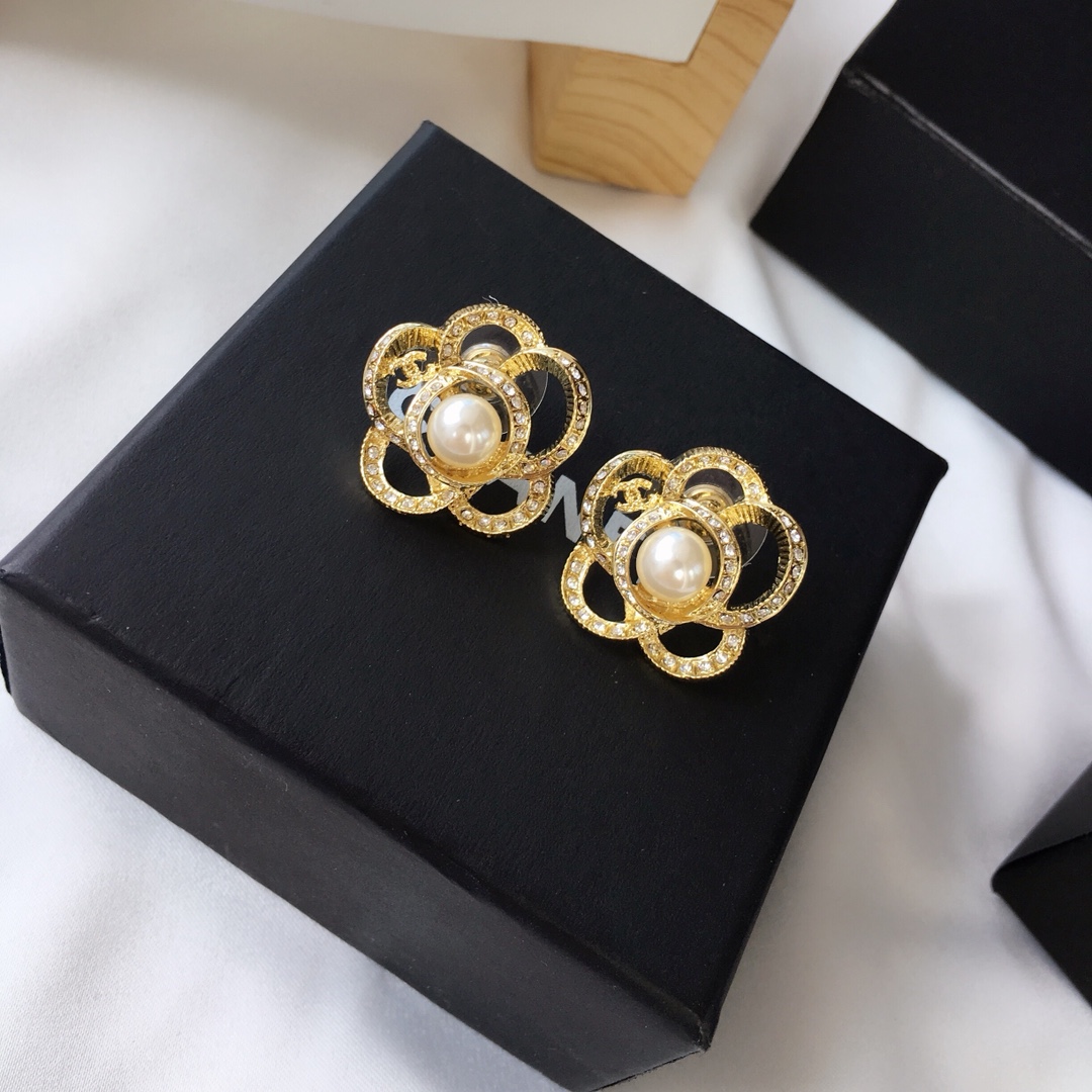 Chanel Earrings Silver