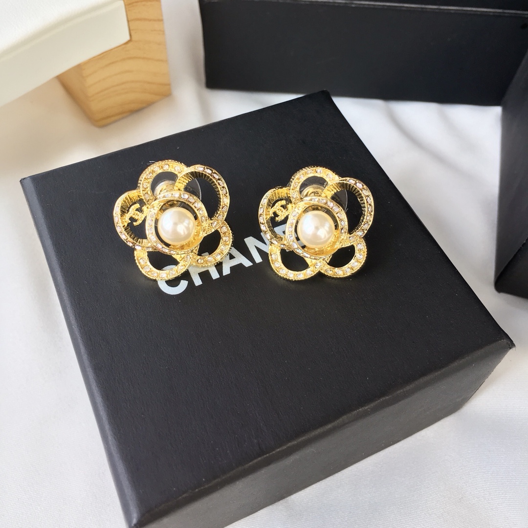 Chanel Earrings Silver