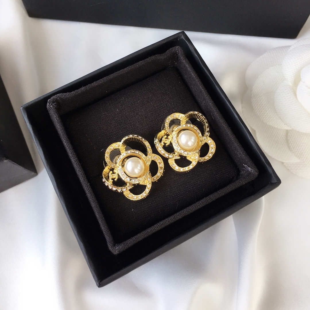 Chanel Earrings Silver