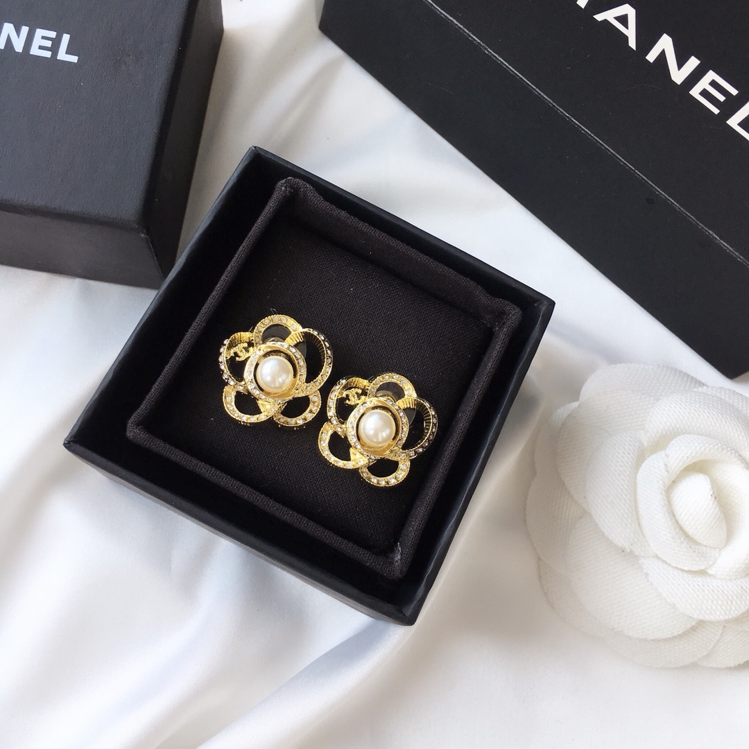 Chanel Earrings Silver