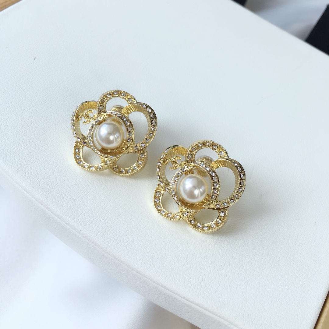 Chanel Earrings Silver