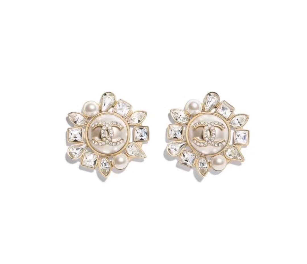 Chanel Earrings Silver