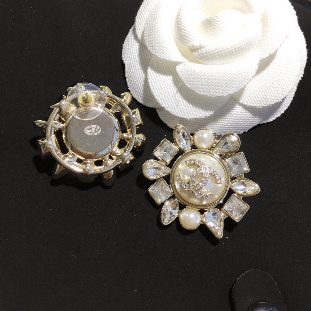 Chanel Earrings Silver