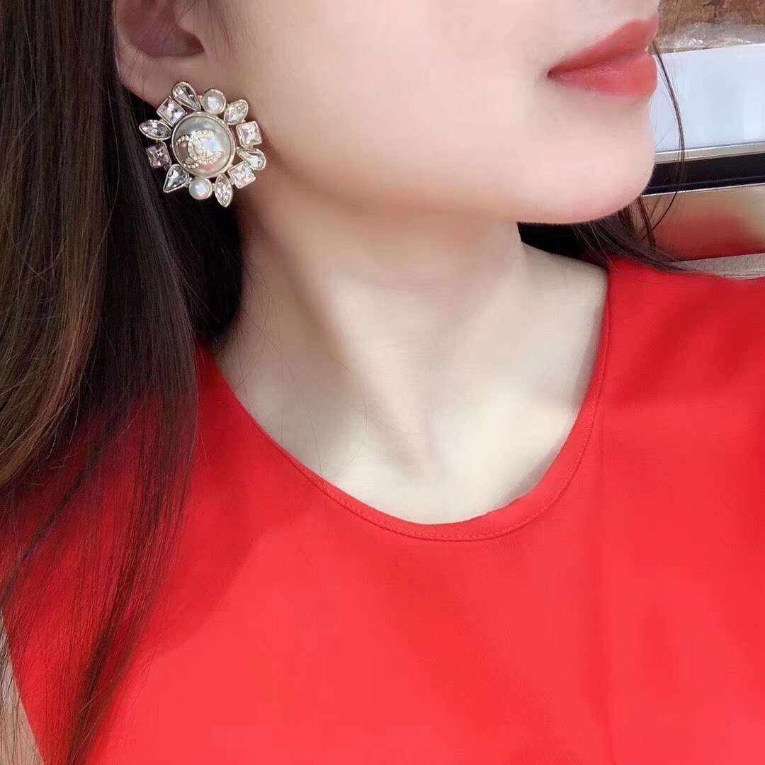 Chanel Earrings Silver
