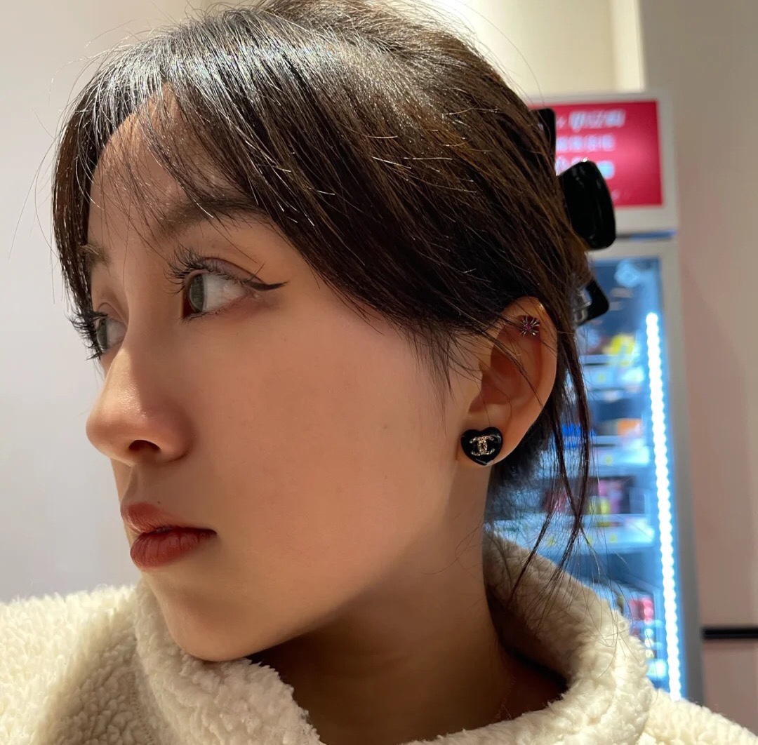 Chanel Earrings Silver