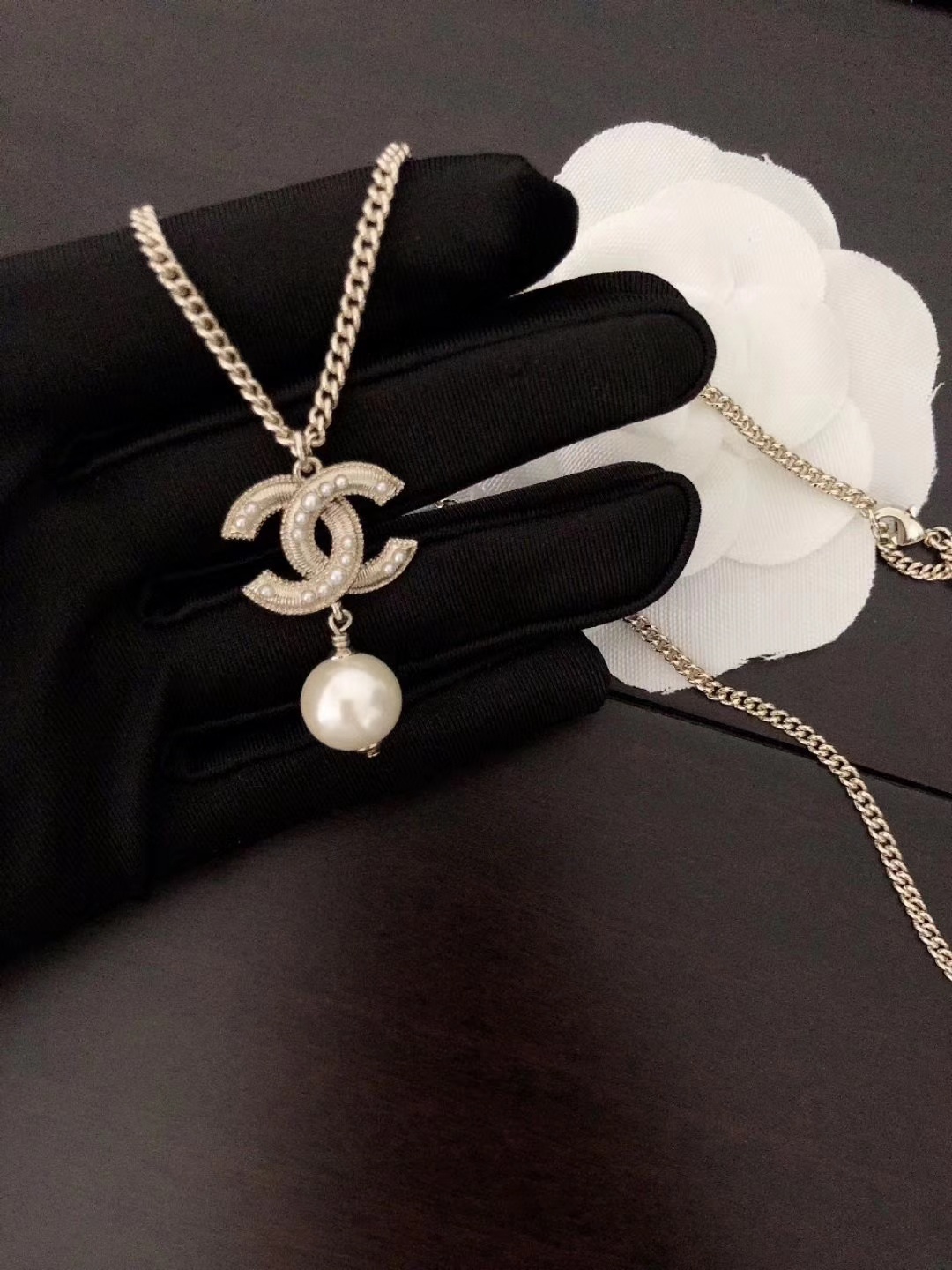 Chanel Necklace Pearl