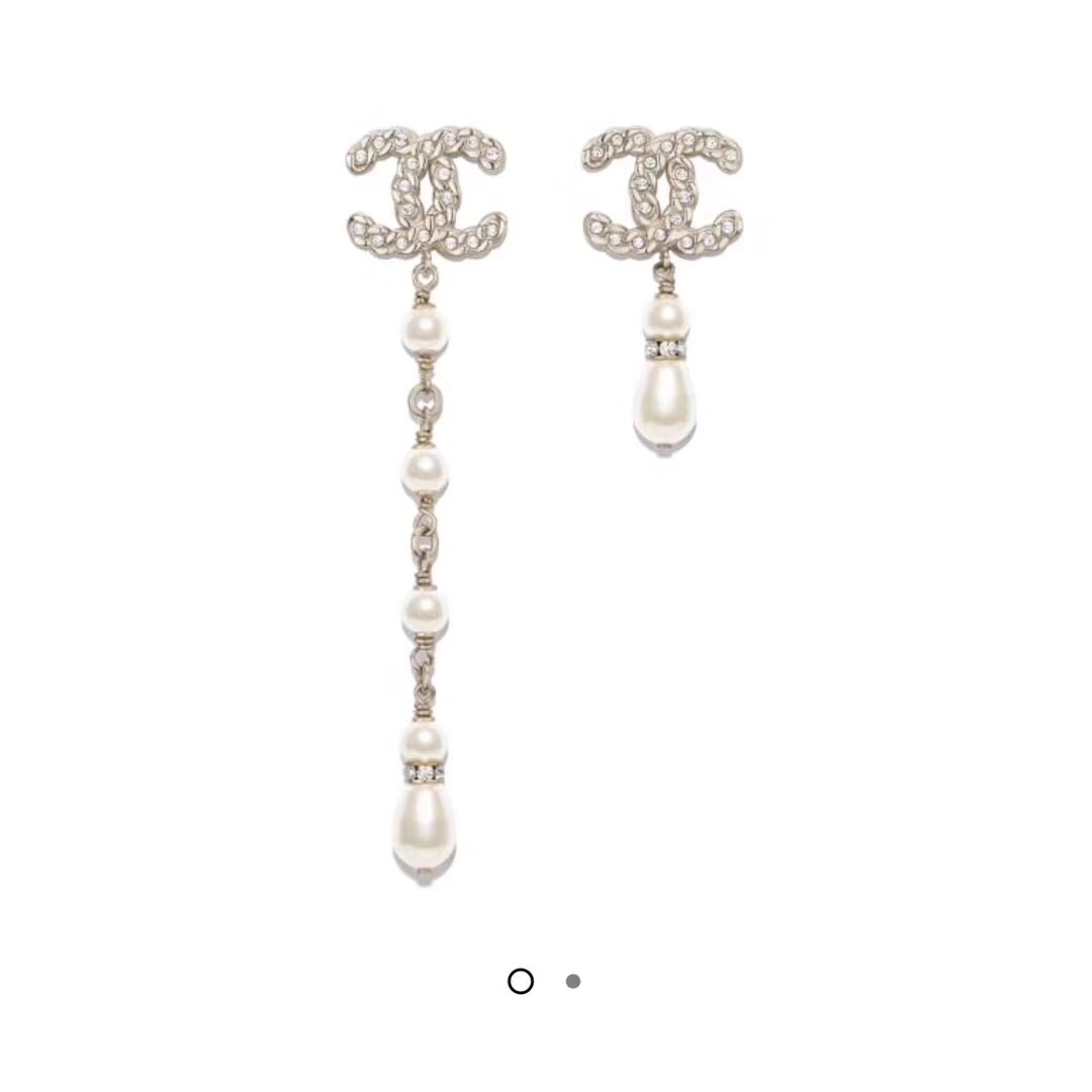 Chanel Earrings Silver