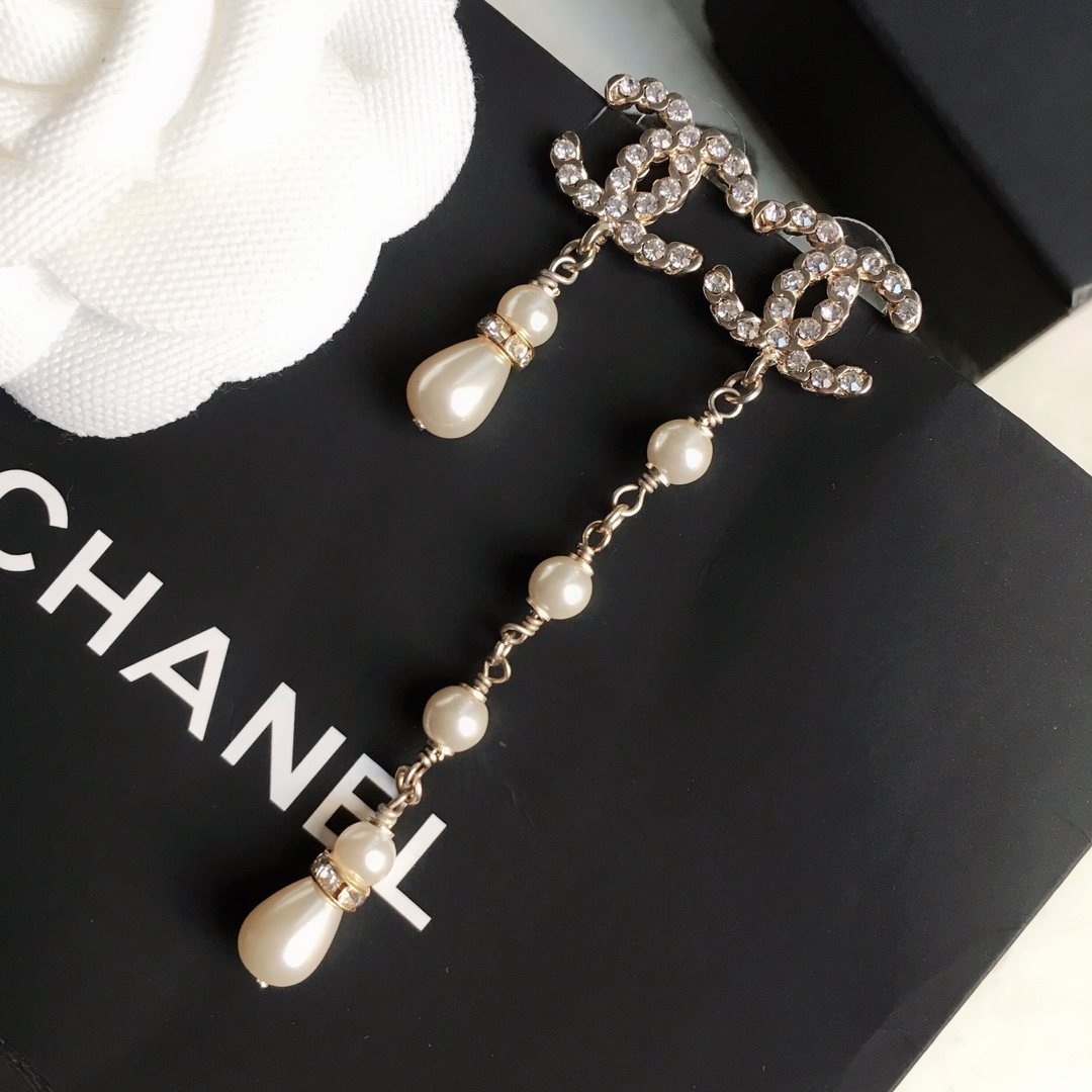 Chanel Earrings Silver