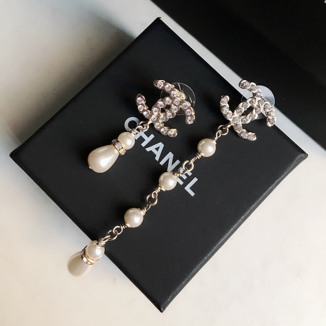 Chanel Earrings Silver