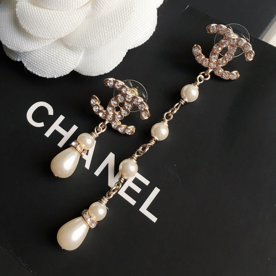 Chanel Earrings Silver