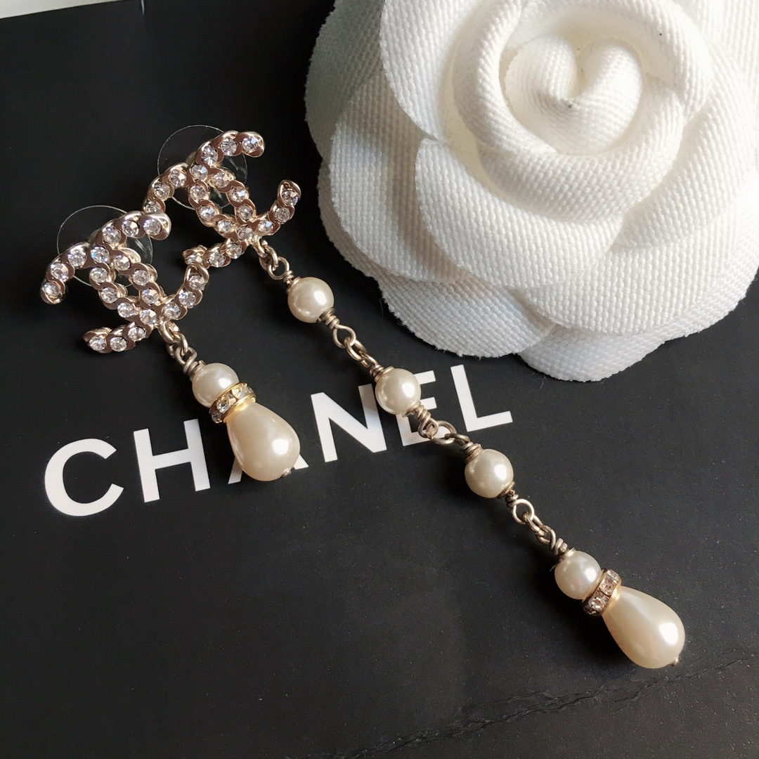 Chanel Earrings Silver