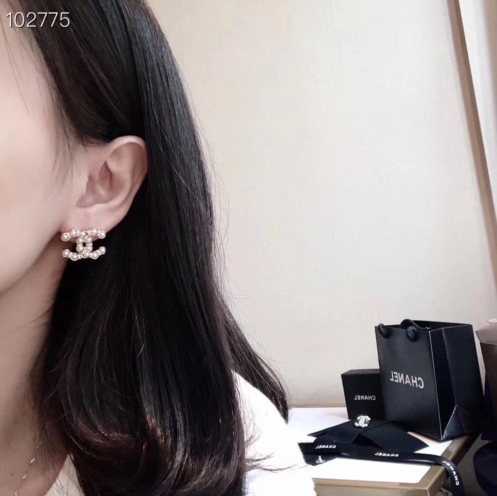 Chanel Earrings Silver