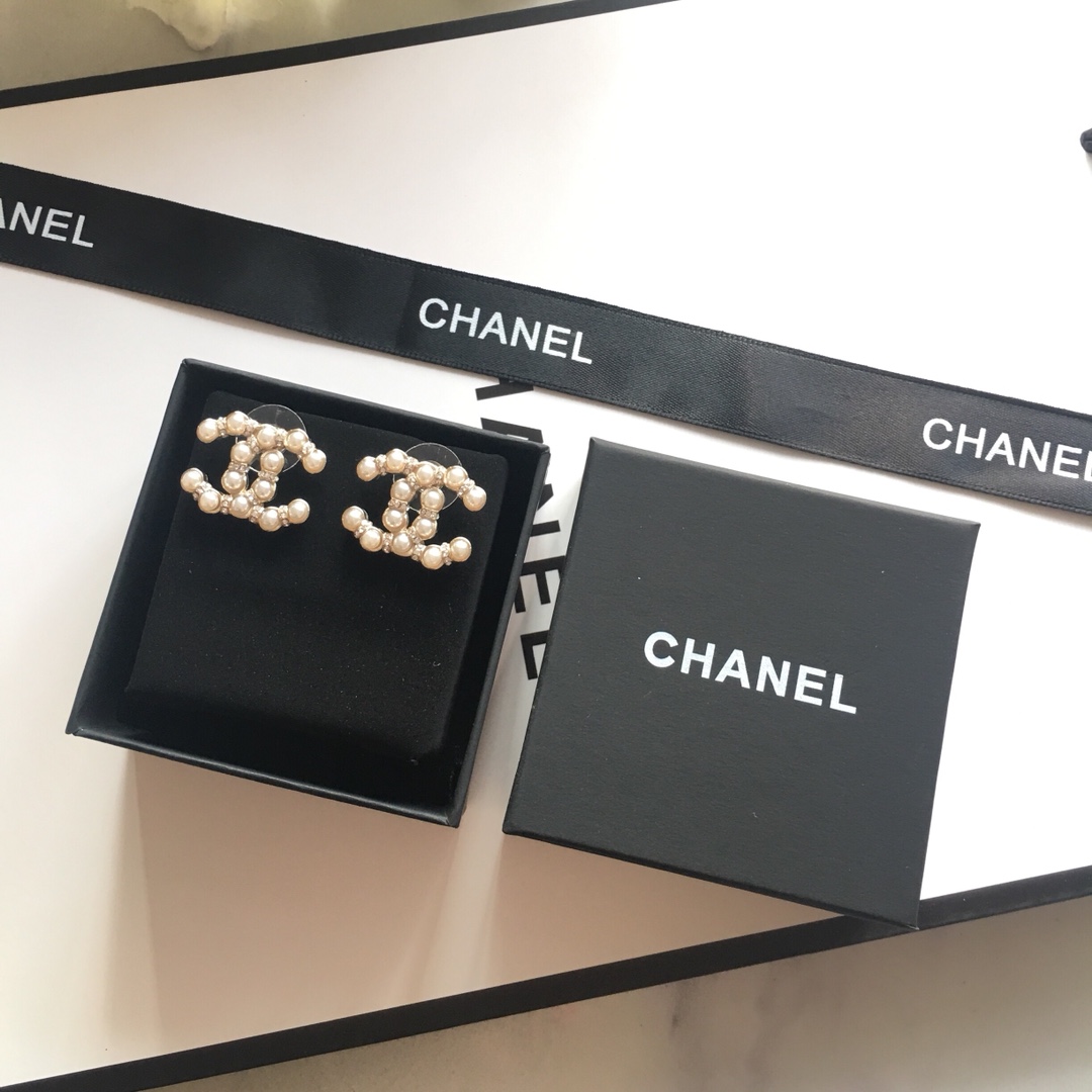 Chanel Earrings Silver
