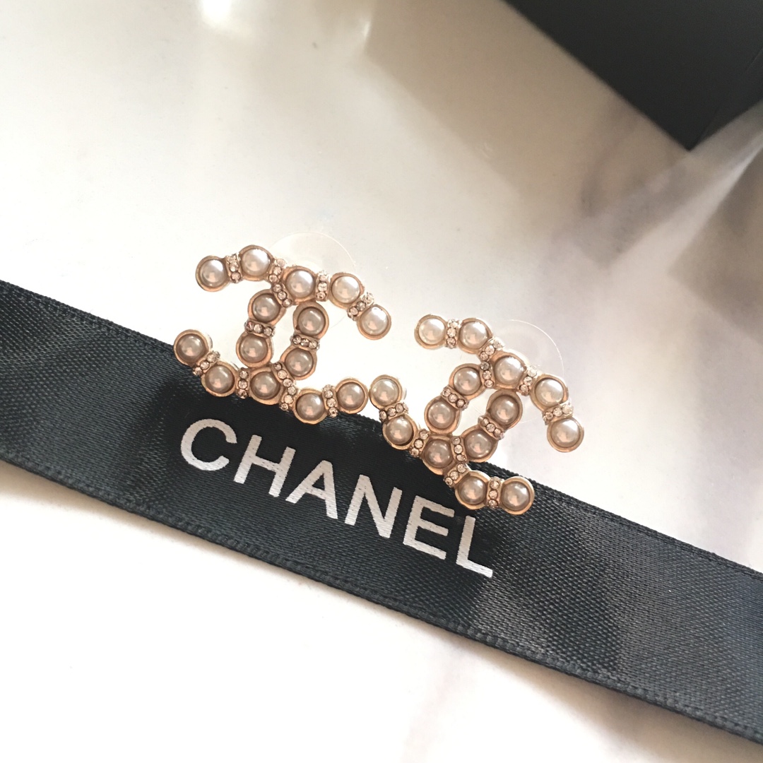 Chanel Earrings Silver