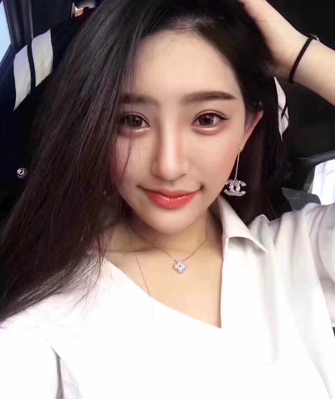 Chanel Earrings Silver