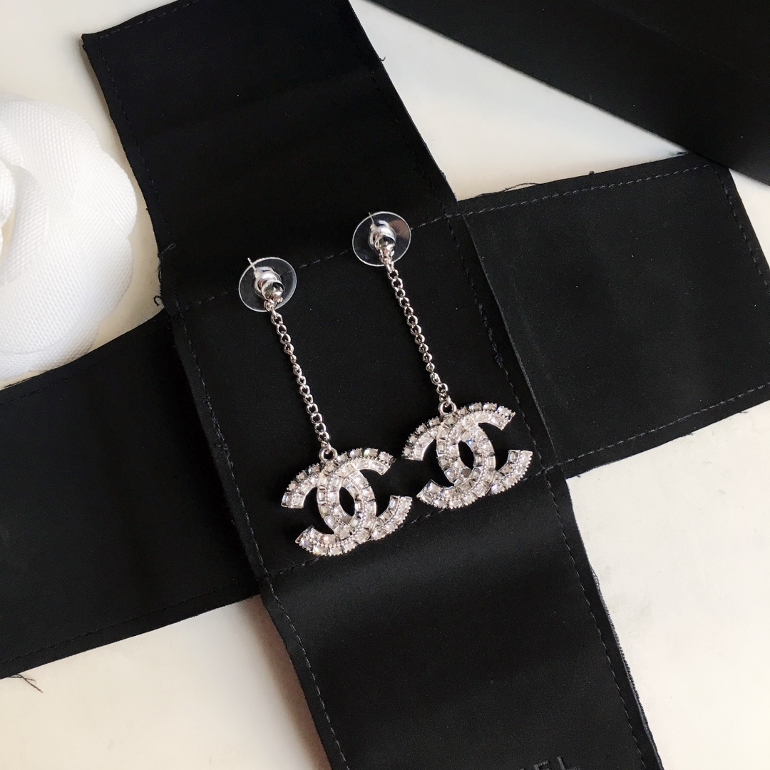 Chanel Earrings Silver