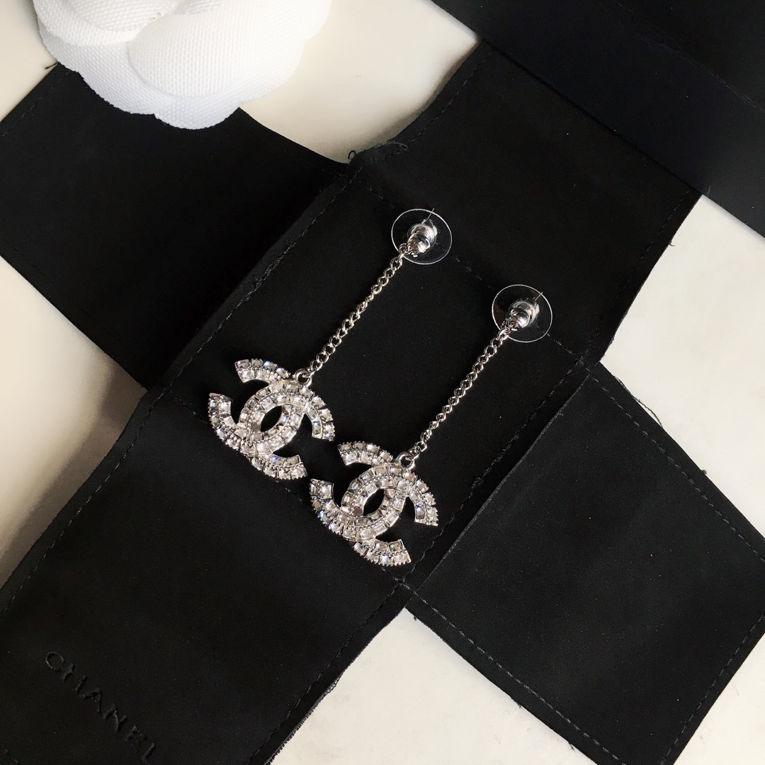 Chanel Earrings Silver