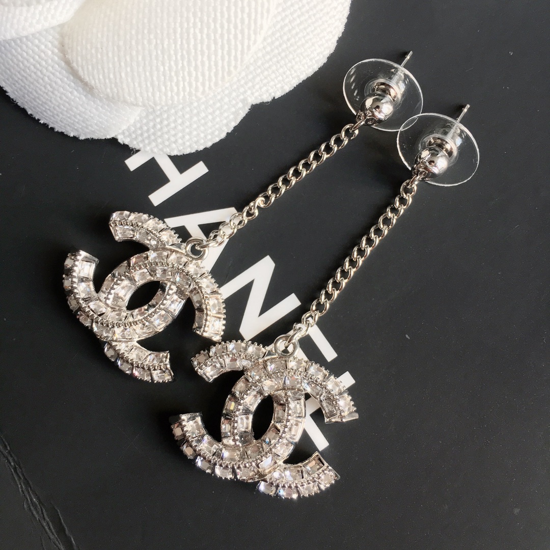 Chanel Earrings Silver