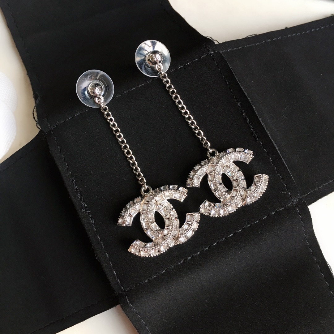 Chanel Earrings Silver