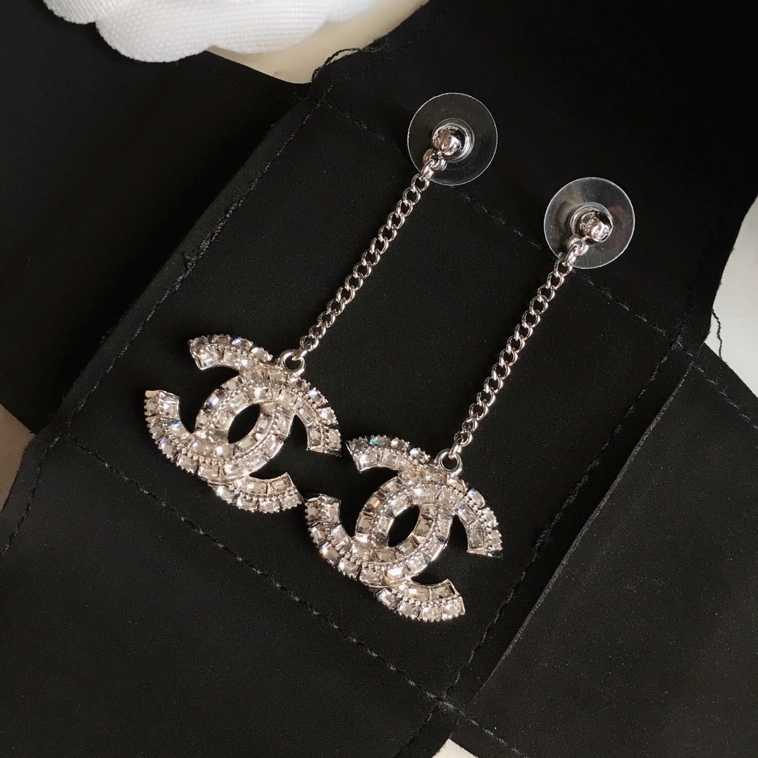Chanel Earrings Silver