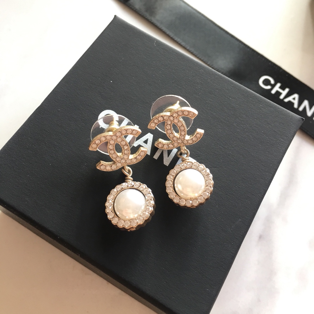 Chanel Earrings Silver