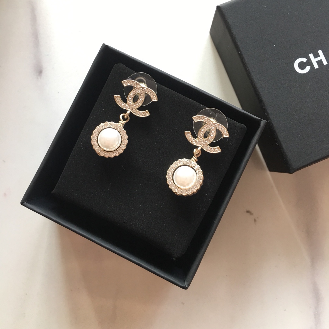 Chanel Earrings Silver