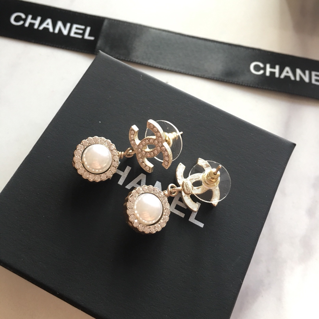 Chanel Earrings Silver