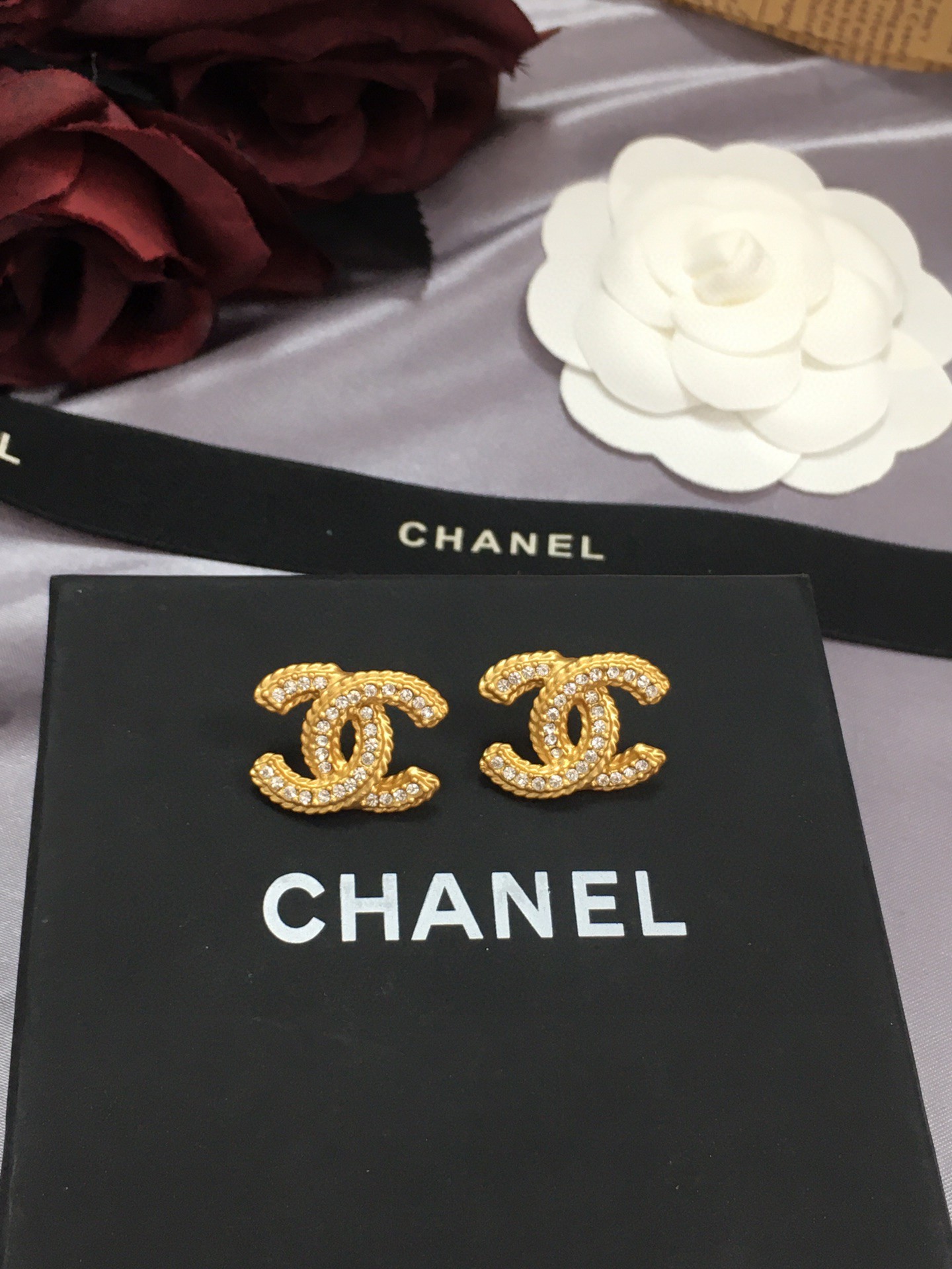 Chanel Earrings Silver