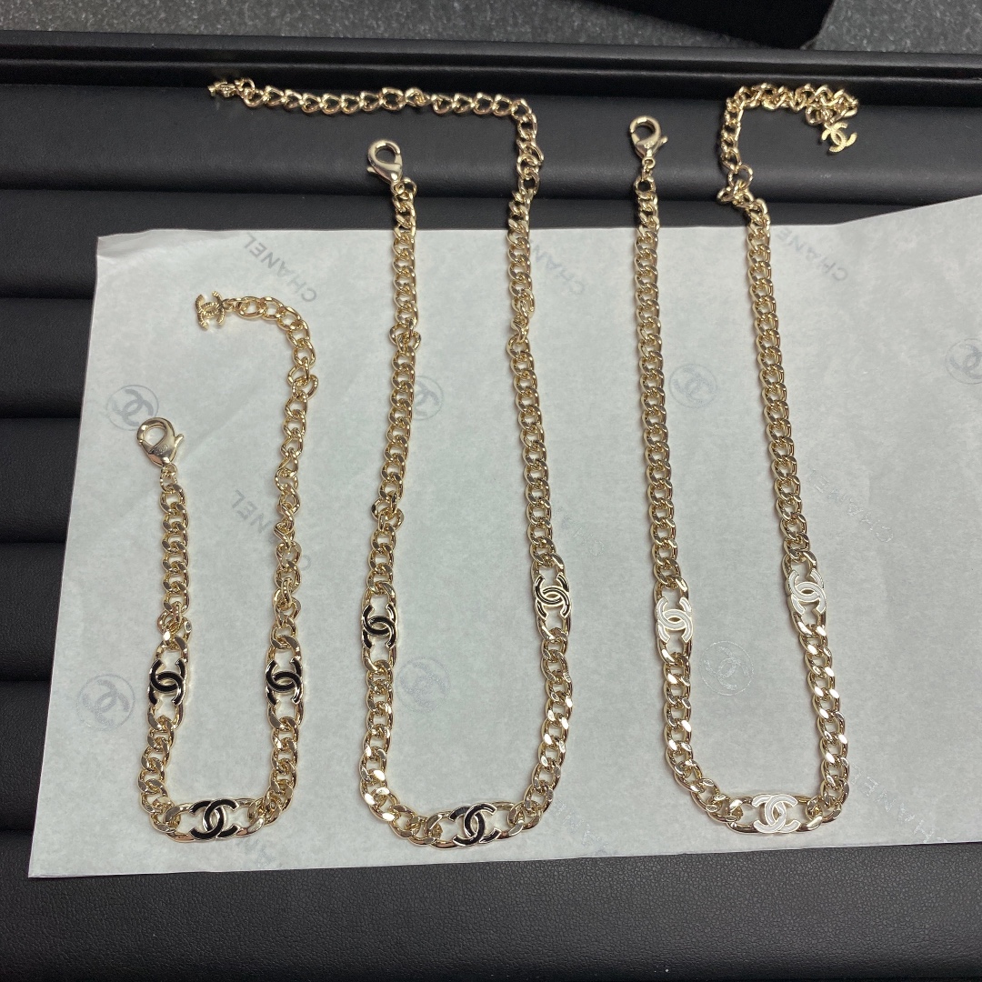 Chanel Necklace Black