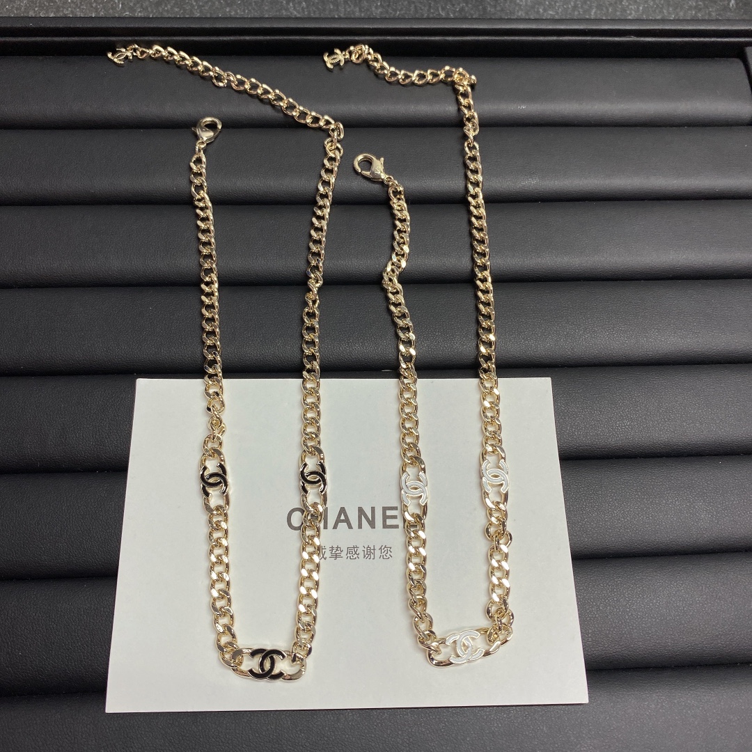 Chanel Necklace Black