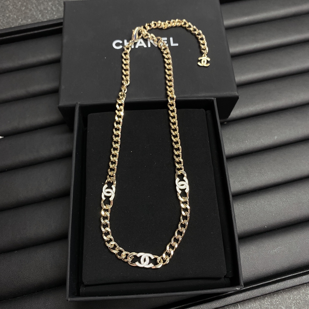 Chanel Necklace Black