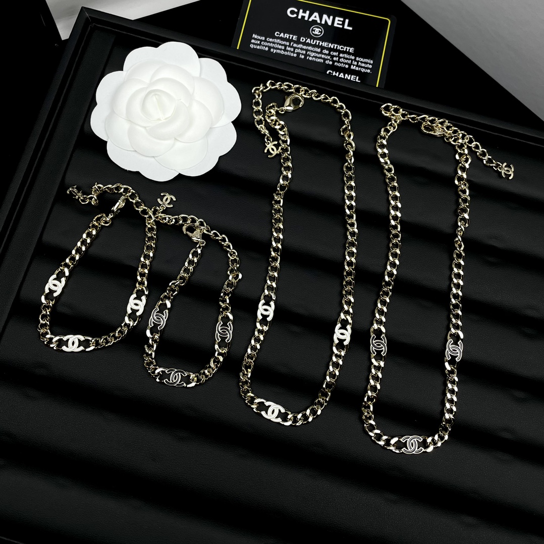 Chanel Necklace Black