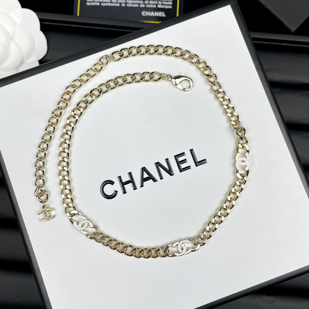 Chanel Necklace Black