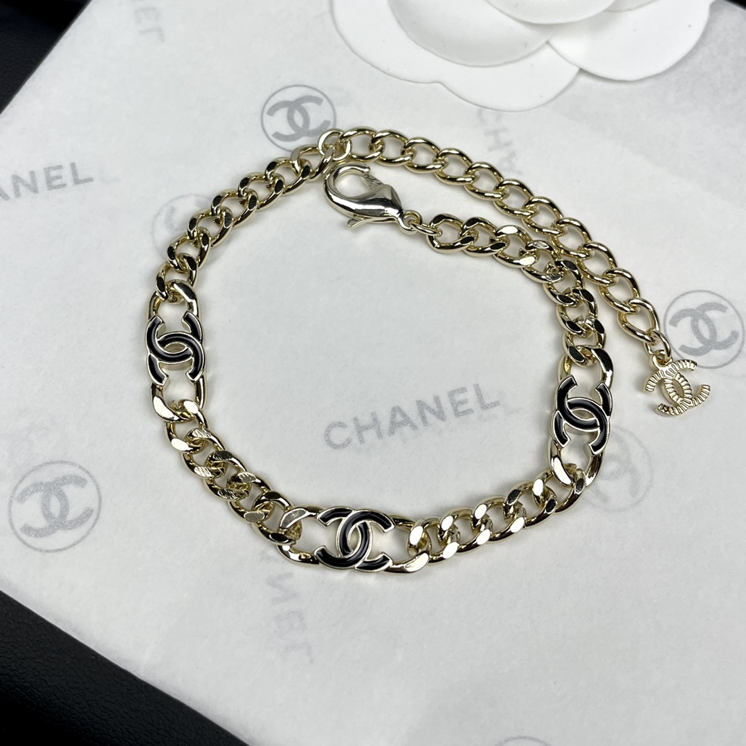 Chanel Necklace Black
